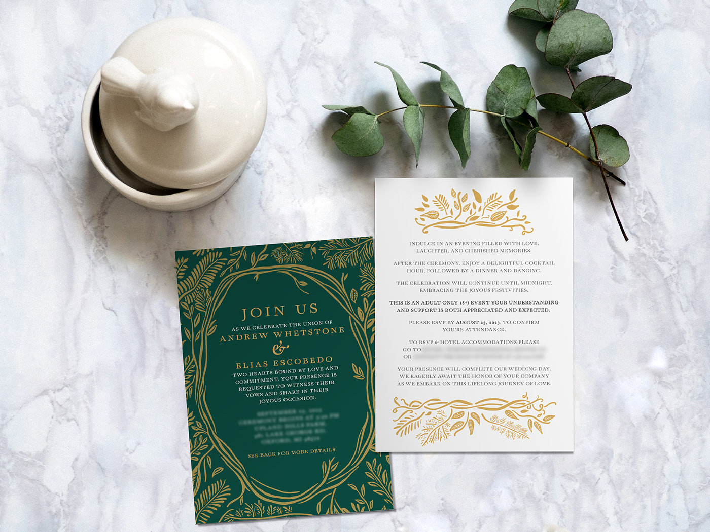 art direction  cards design invites print typography   wedding branding Wedding Invites