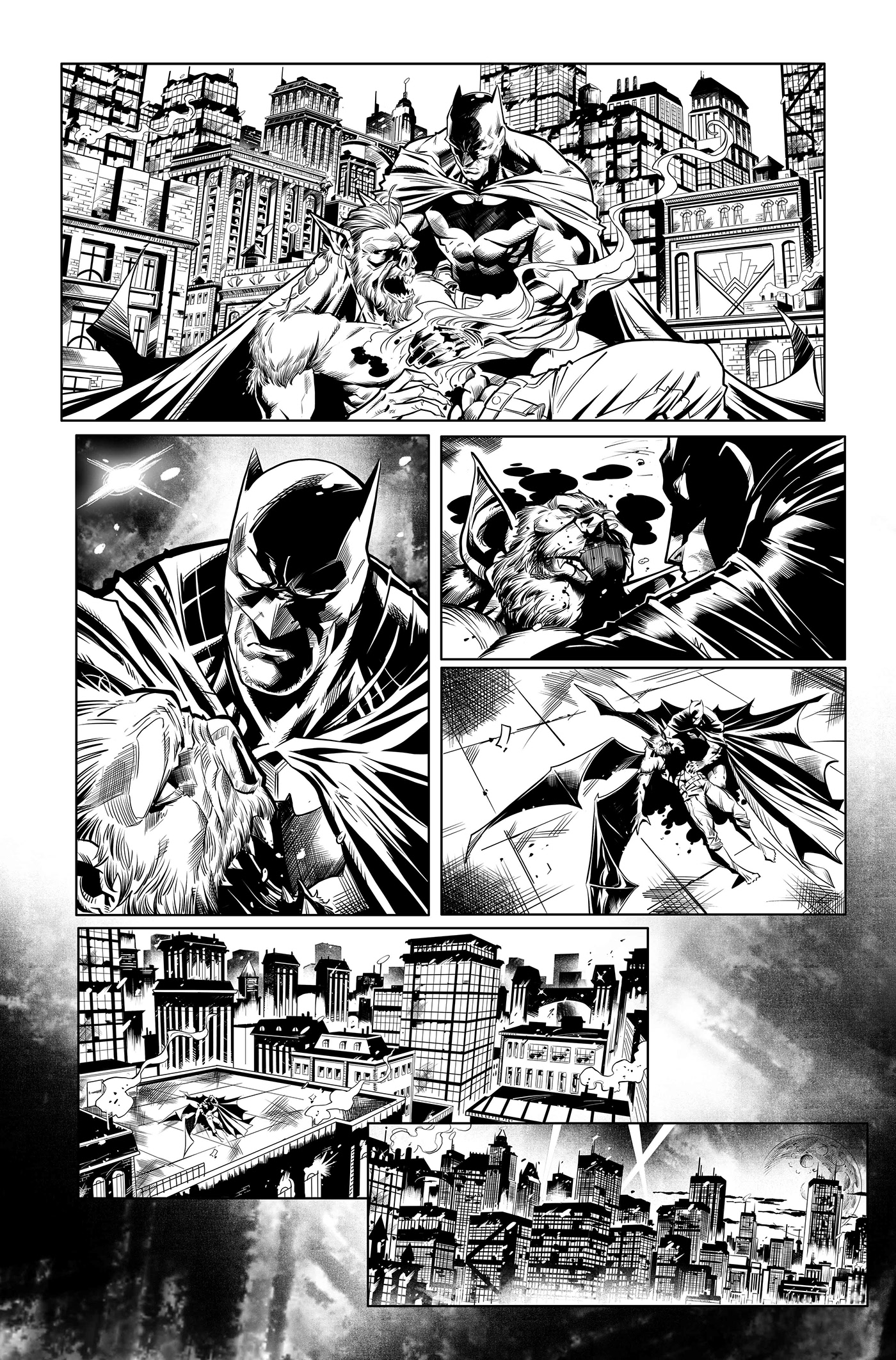 batman Comic Book Dc Comics Digital Art  ink SuperHero