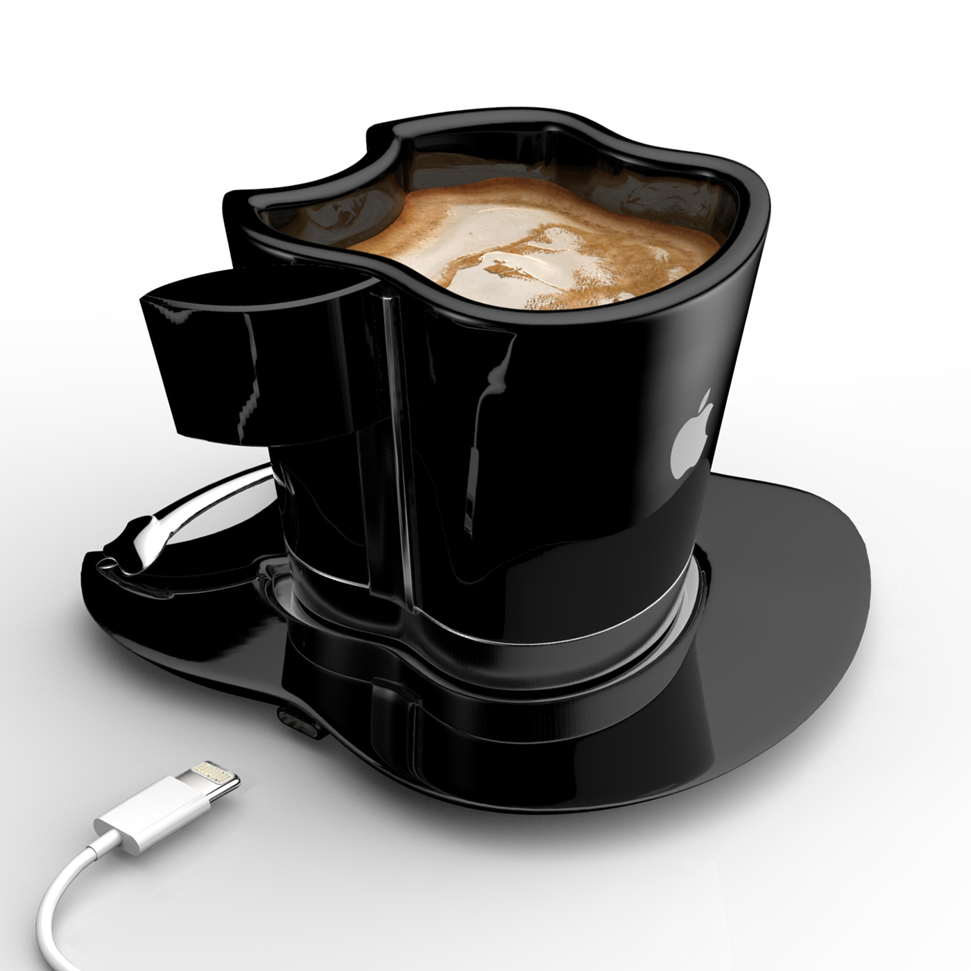 iCup apple cup Coffee Office Jobs DevianTom Zvonaric