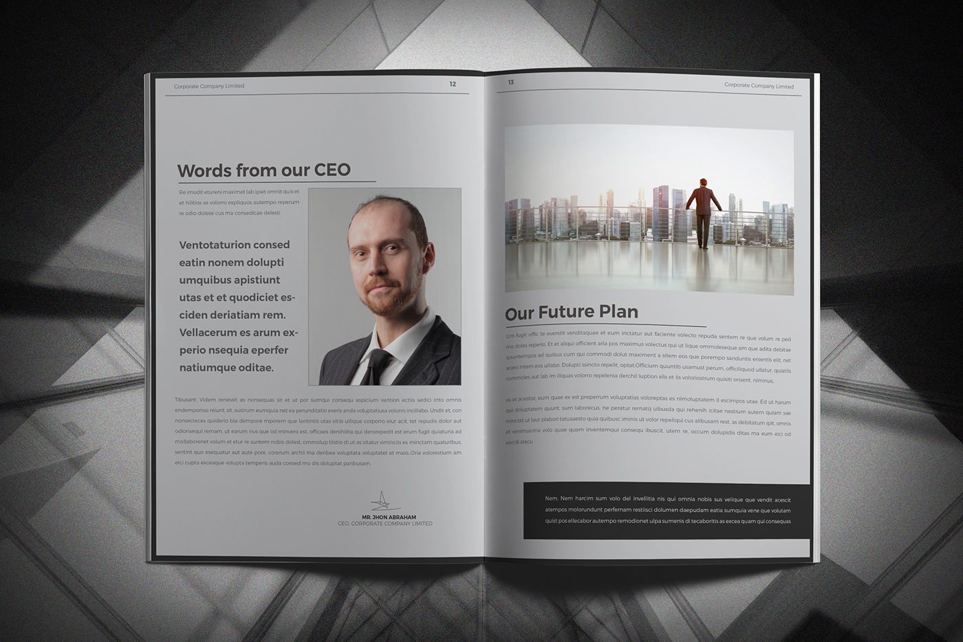 brochure Mockup corporate business free page 16 page