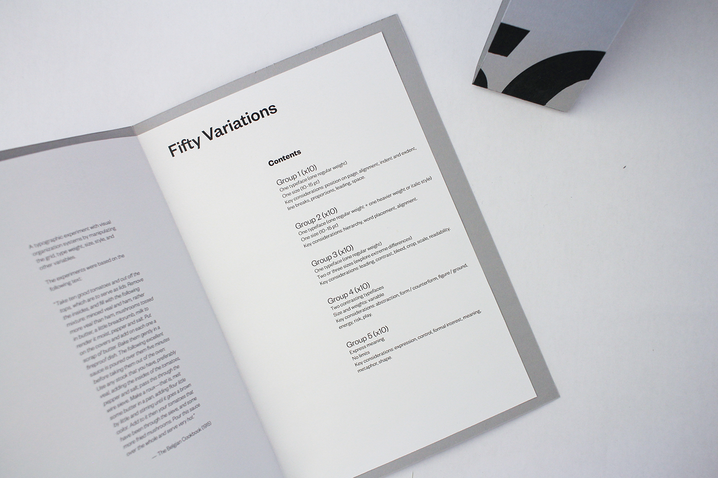 typography   type Experimentation Layout spread gray editorial minimal black portfolio