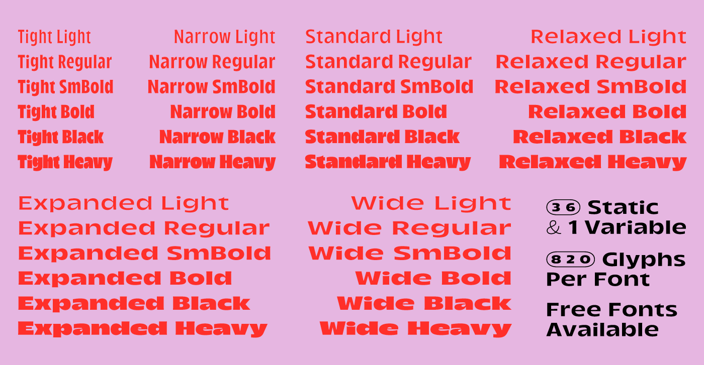 Display display font font Free font modern sans serif type design Typeface typography   variable