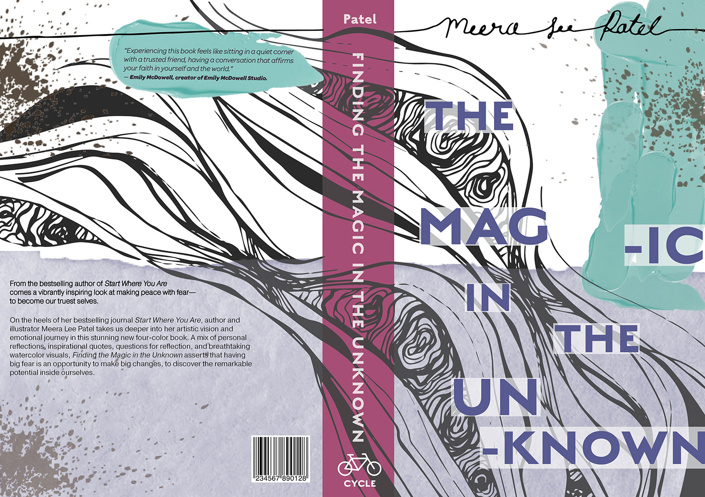 Book Cover Design ILLUSTRATION  abstract InDesign type
