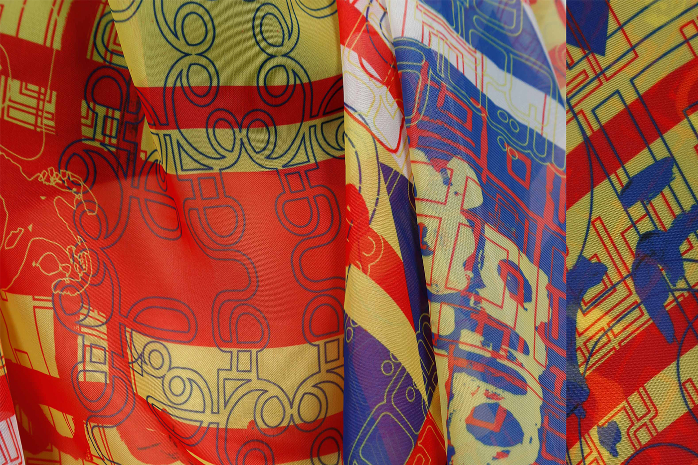 Textiles print culture identity Solidarity malaysia Fashion  geometry