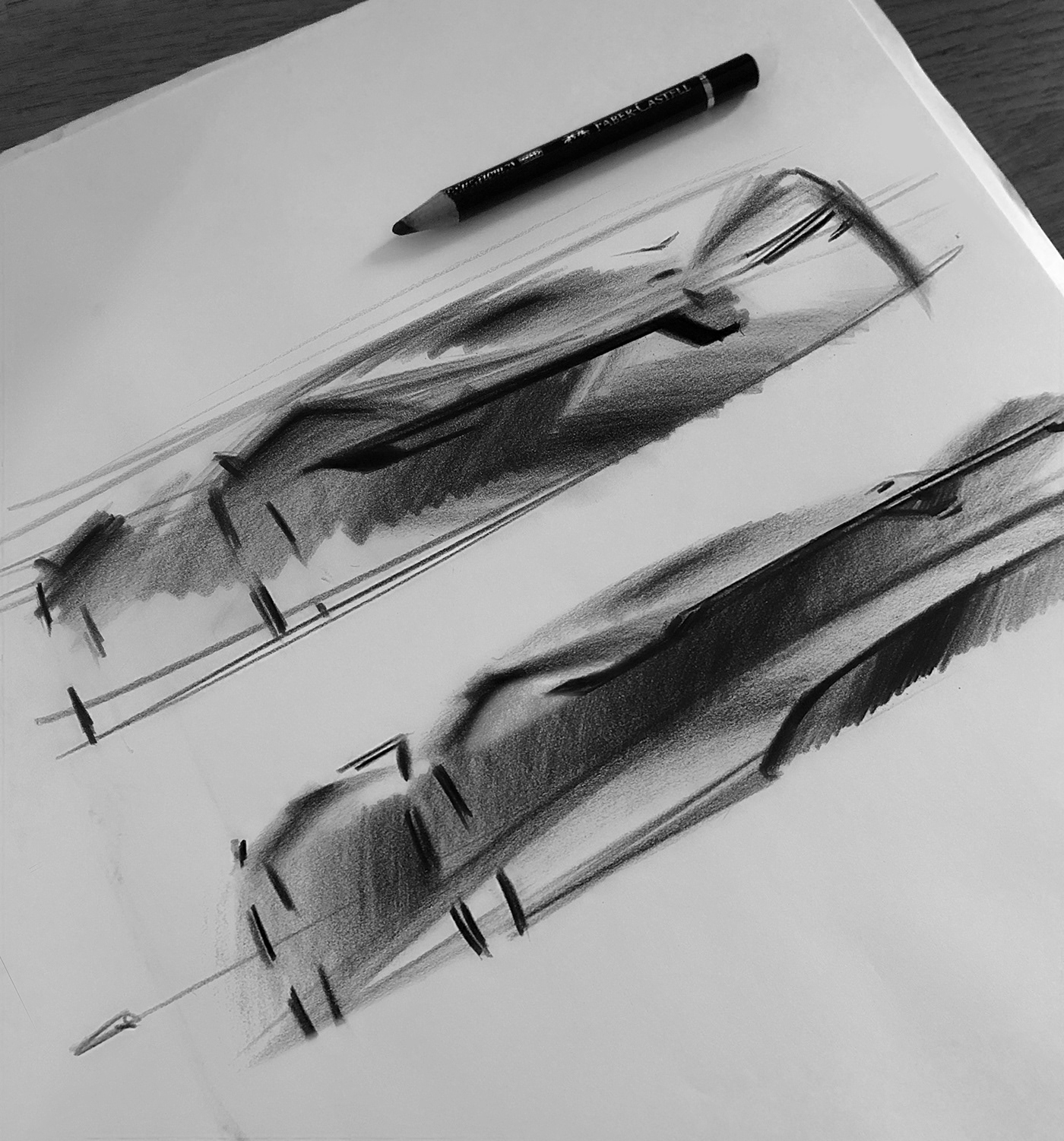 car design sketch automotive   student pencil