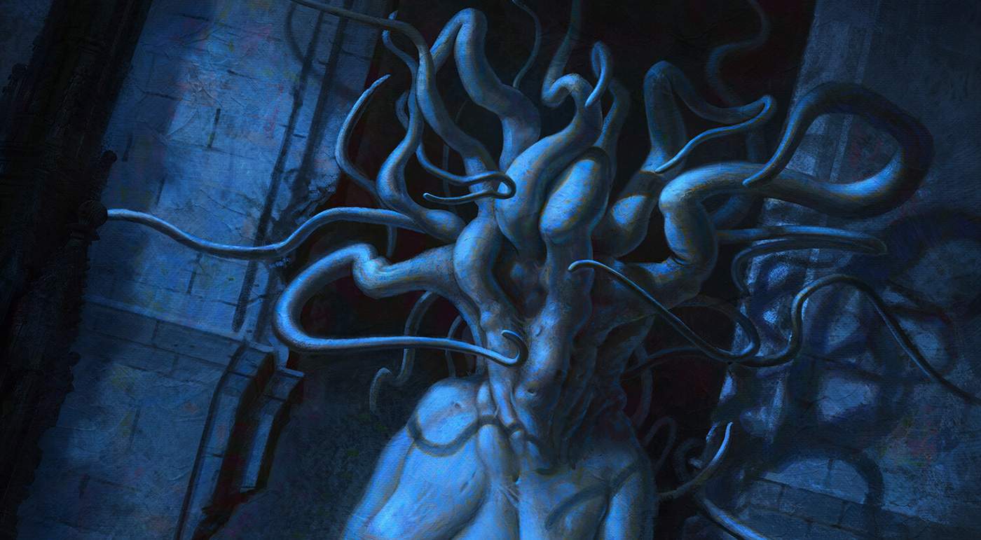 concept art creature Creature Design Dark Fantasy digital painting Environment design fantasy horror monster