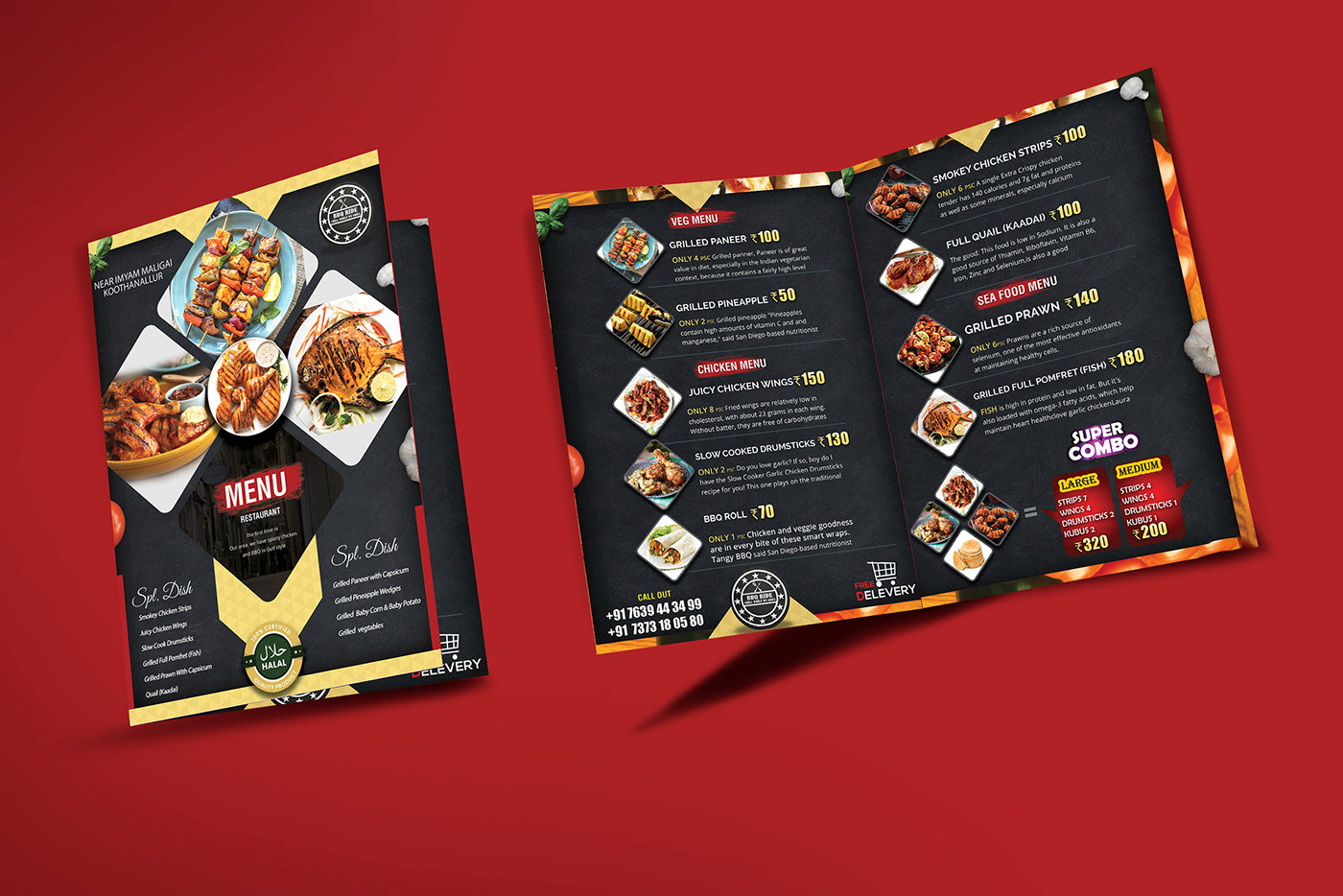 #foodcard #menucard 2020 design poster flyer Modern Poster  Brochrue flyer2020
