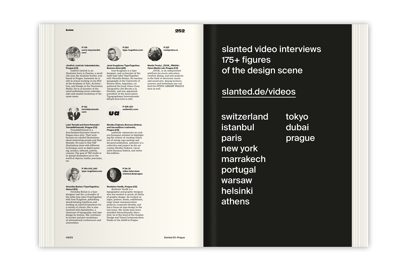 slanted slanted magazine Video interview designer artist interview design scene prague Czech Republic