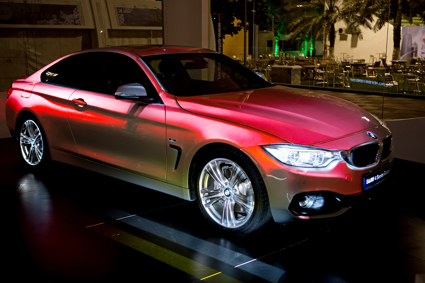 BMW 4Series Mapping projection interactive signature car