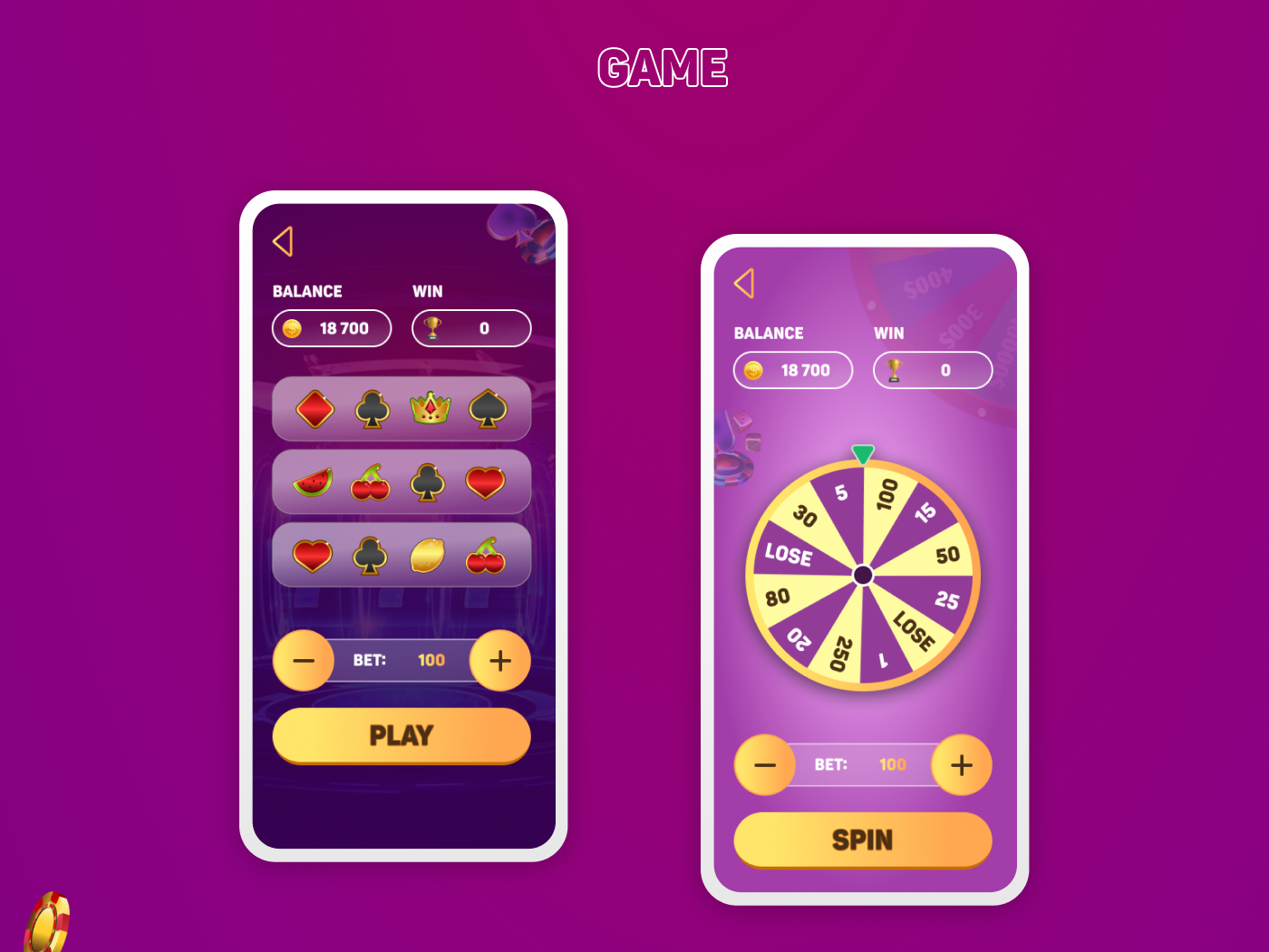 gambling Gambling games casino game Gaming Slots Casino Online UI/UX Mobile app mobile design