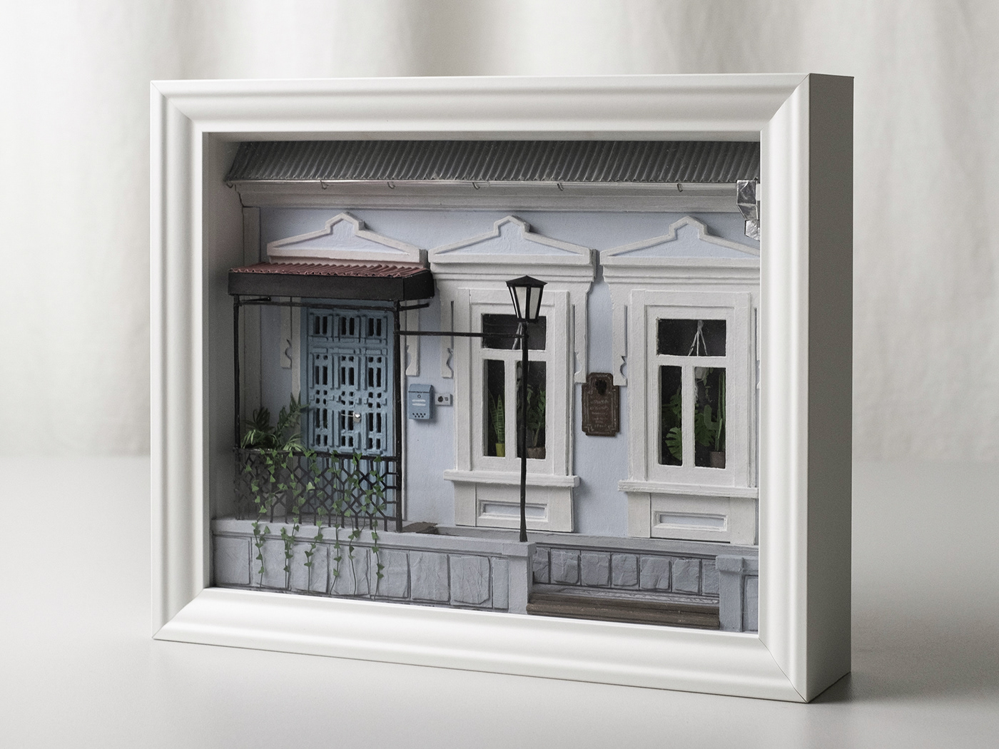 3D architecture Diorama exterior house Interior