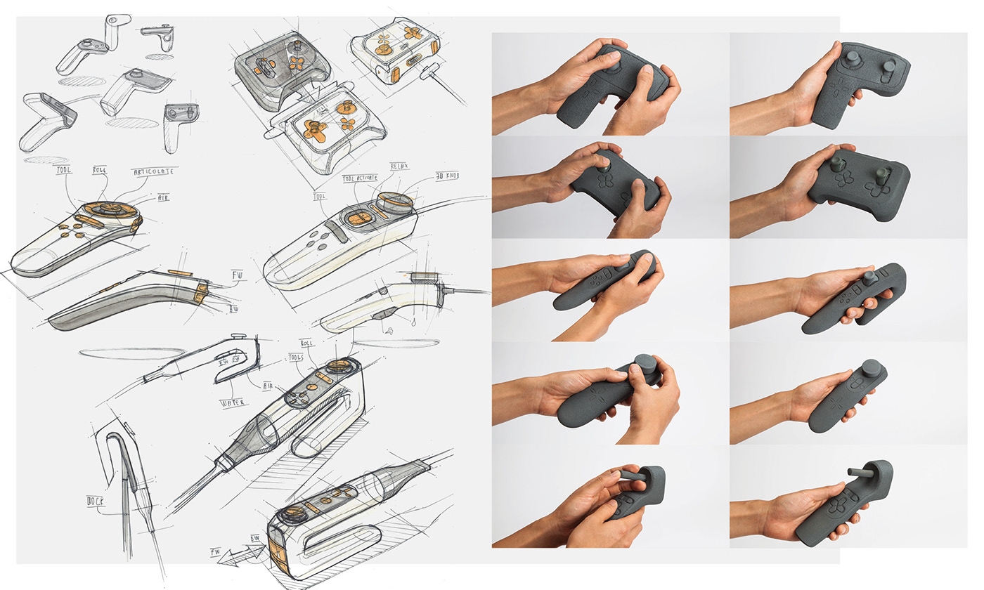 controller industrial design  process Solidworks