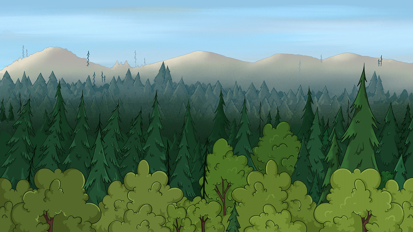 forest illustration

