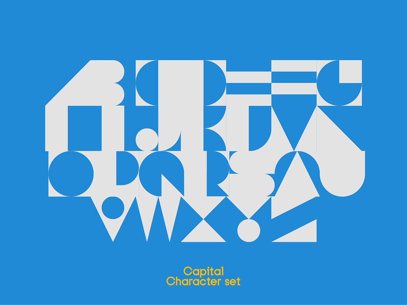 geometric Typeface typography   typographic type shapes