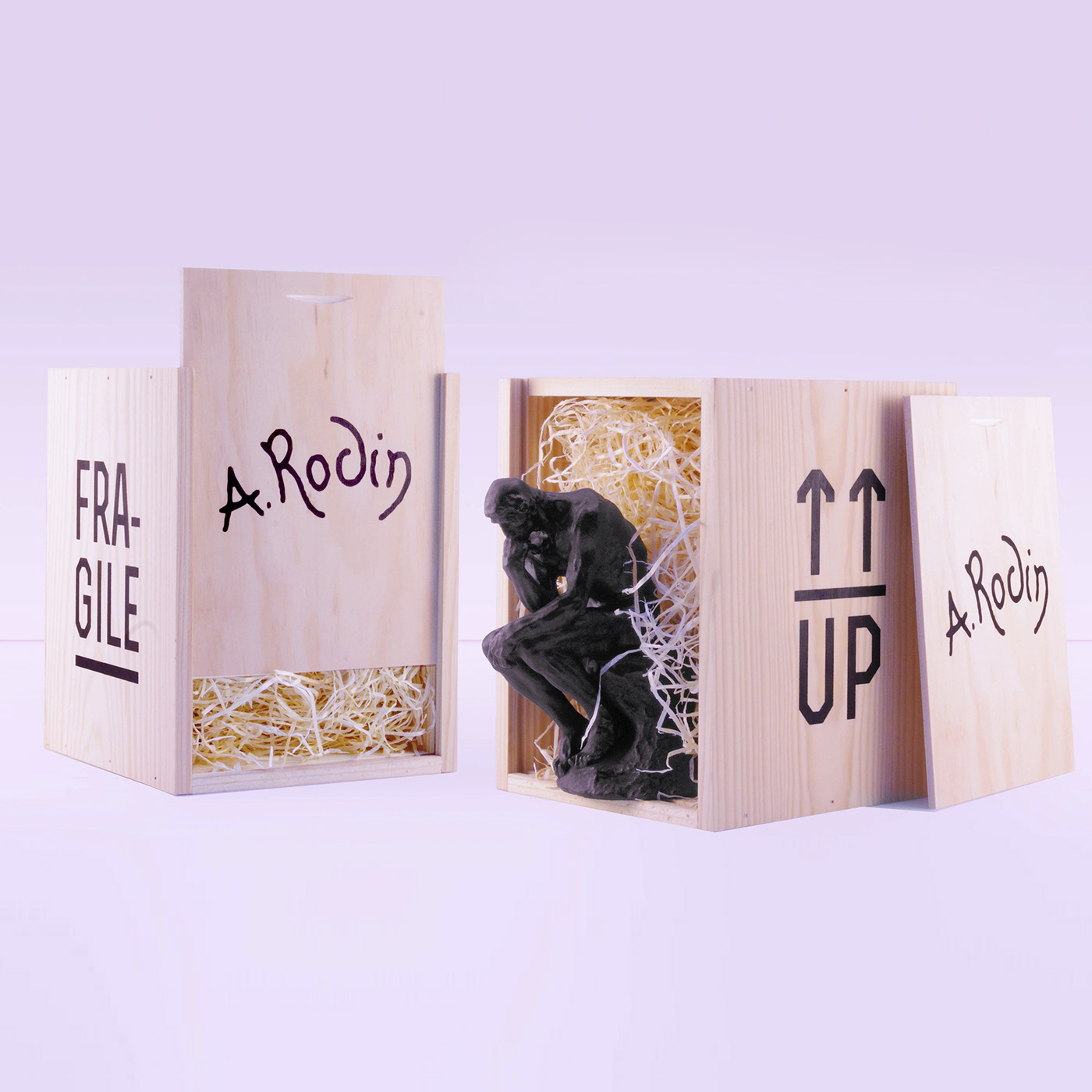 culture delatour design paris jimmy delatour musée rodin MUSEUM RODIN packaging design Paris sculpture wooden packaging