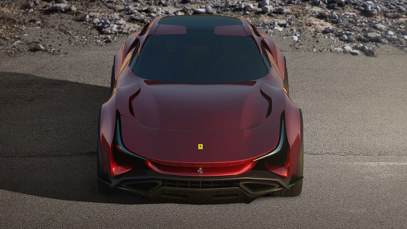 car car design design FERRARI ferrari crossover Ferrari offroad Ferrari purosangue ferrari SUV PUROSANGUE simoom