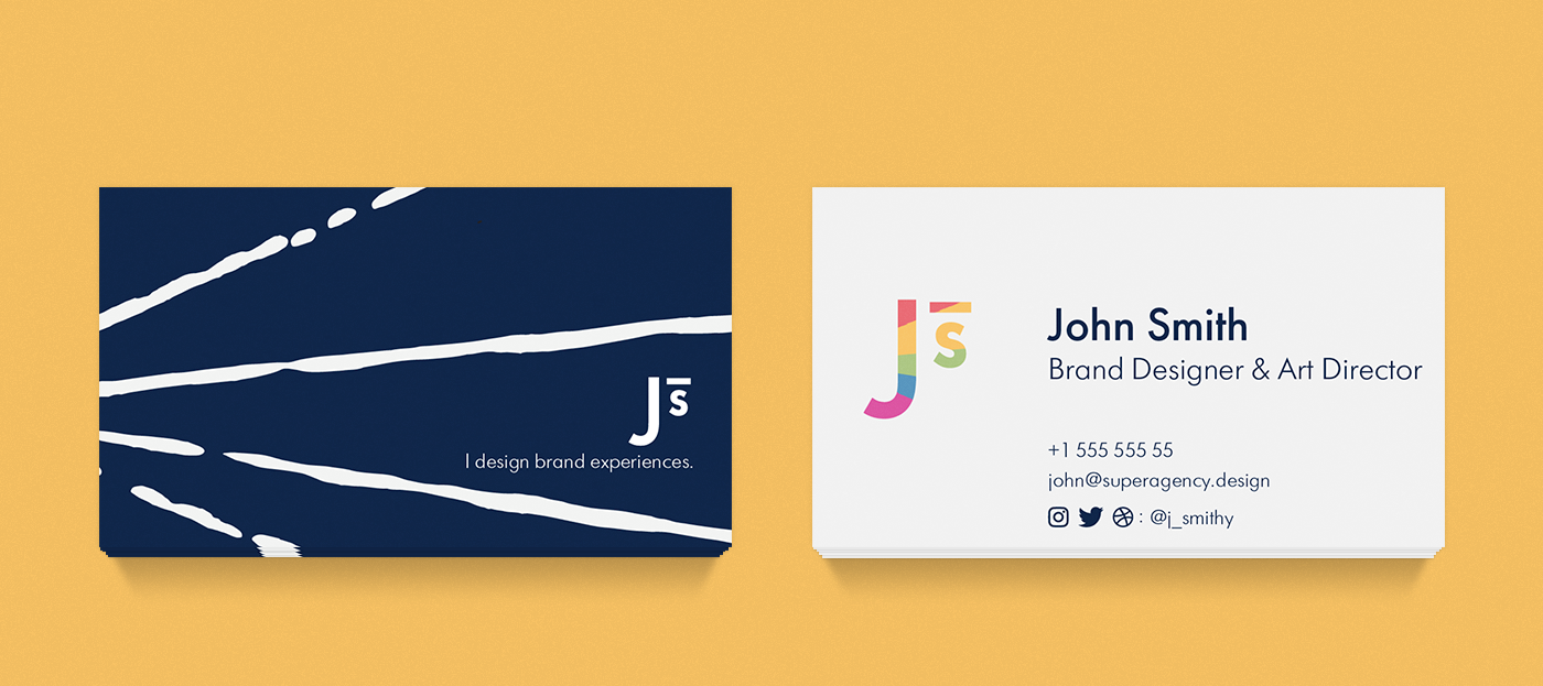 colorful minimal business card free template complementary card freebie design branding  card template