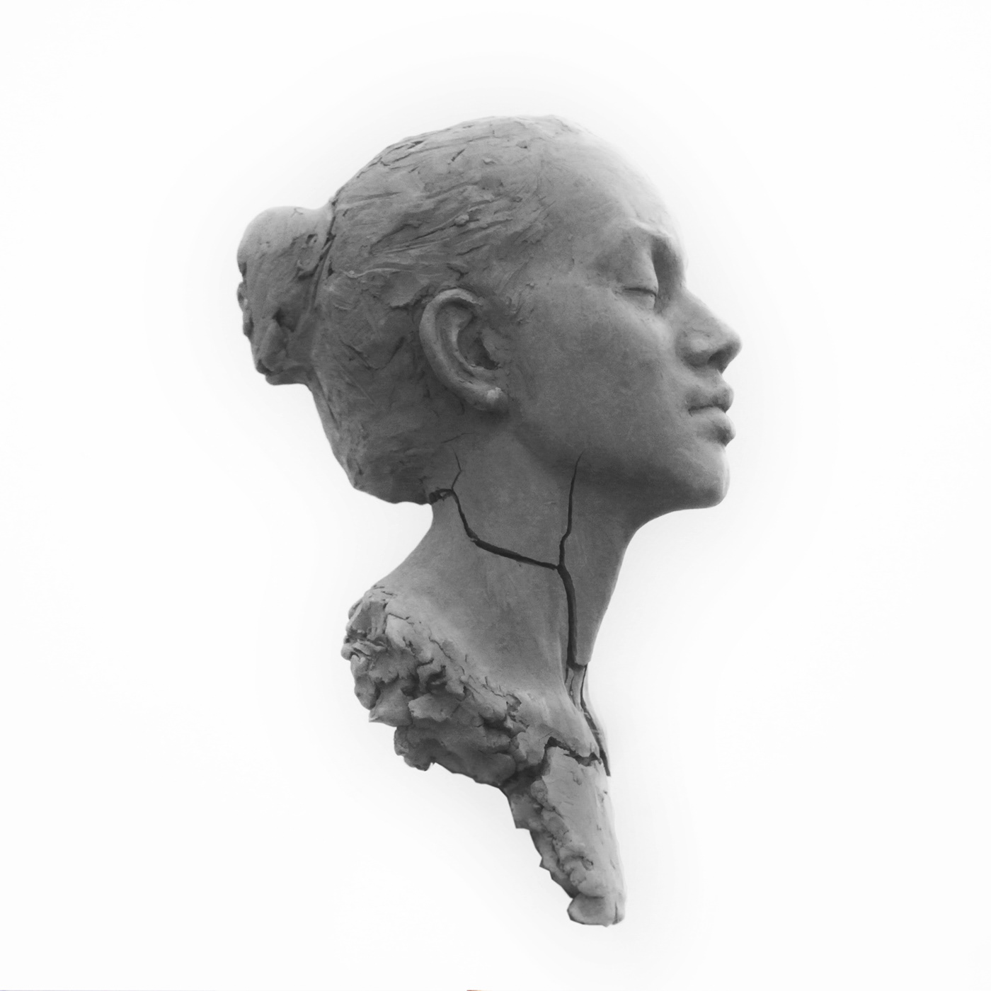 portrait art sculptor clay ceramic contemporary contemporary art