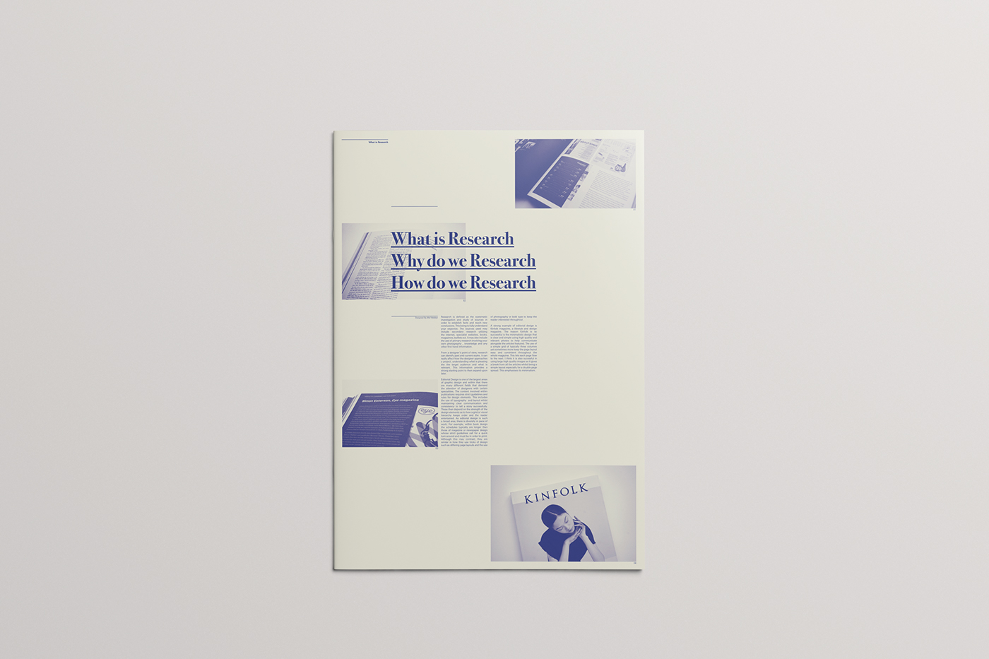 editorial design print broadsheet research graphic design 