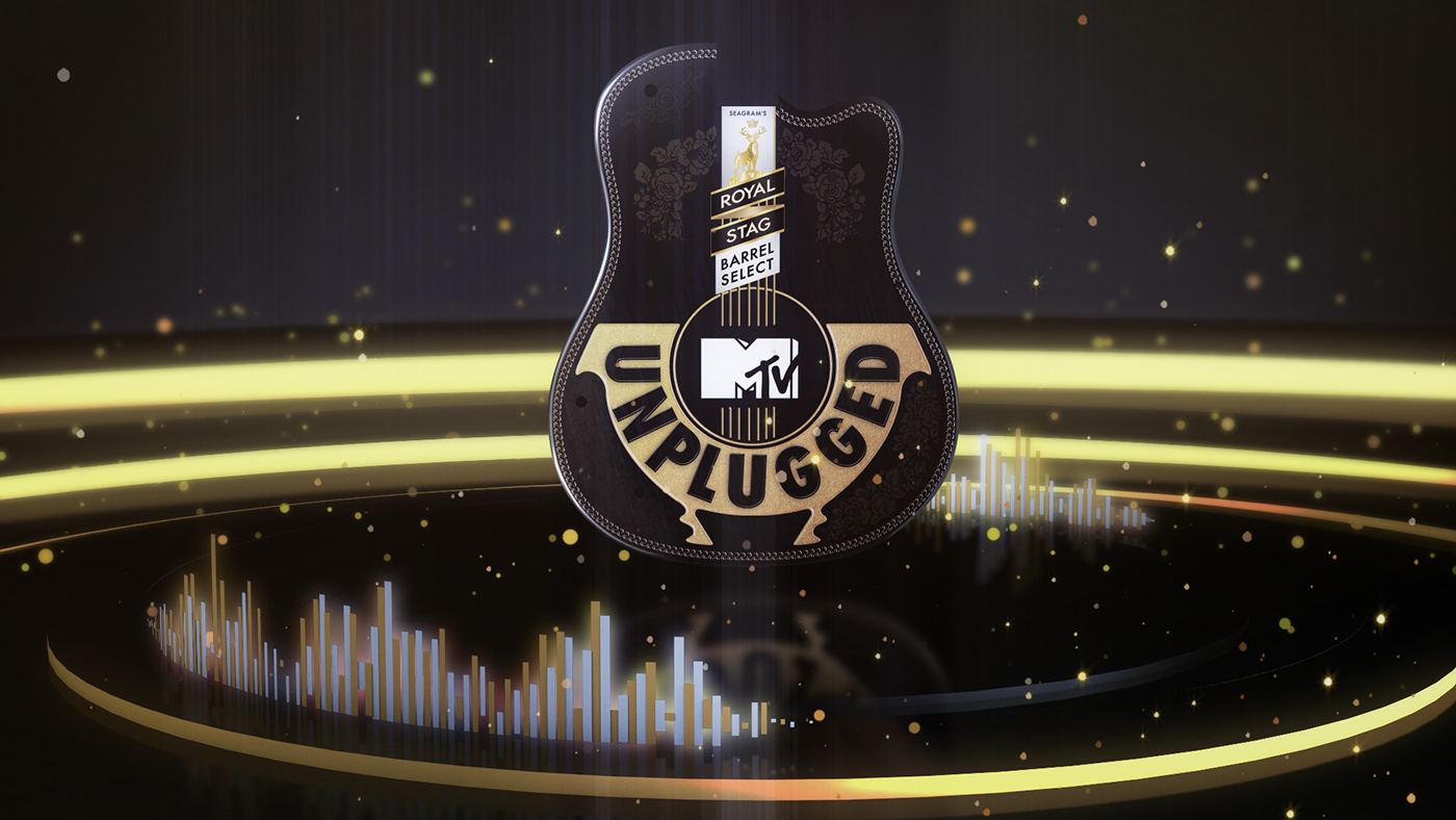 Packaging channel branding show packaging Mtv mtvindia graphic motion graphic guitar