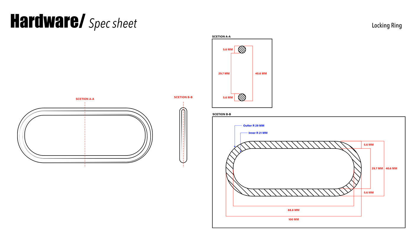 specsheet technical specifications hardware handbag heels