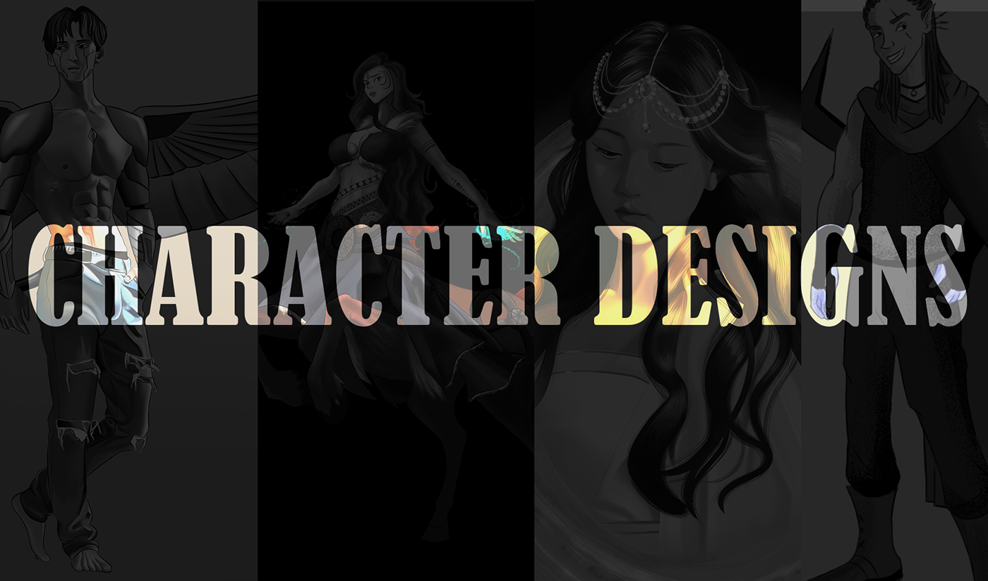 Character design  animation  photshop Digital Art  fantasycharacter