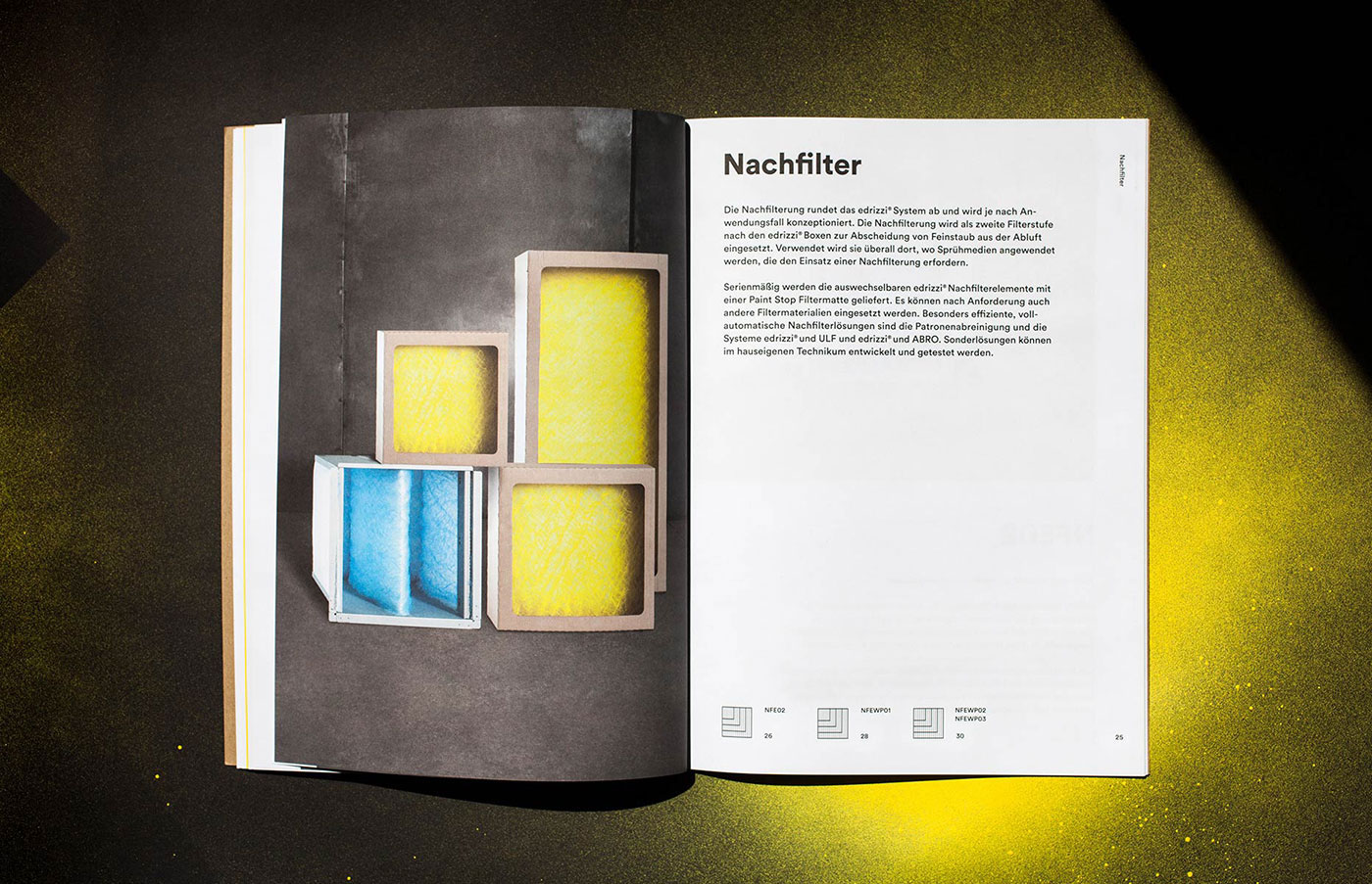 LACK paint industry brochure folder color austria graz