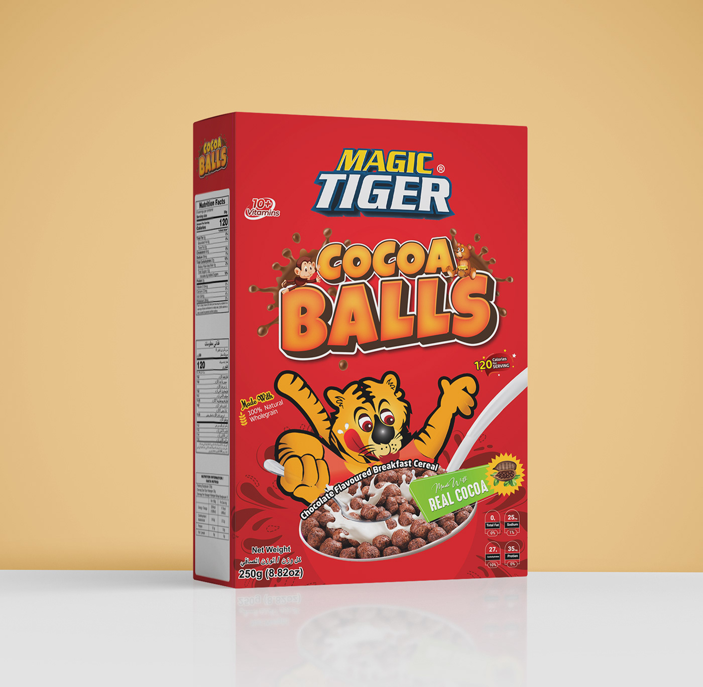 box Packaging packagingdesign Labeldesign productdesign Mockup cereal box Food  marketing   brand identity