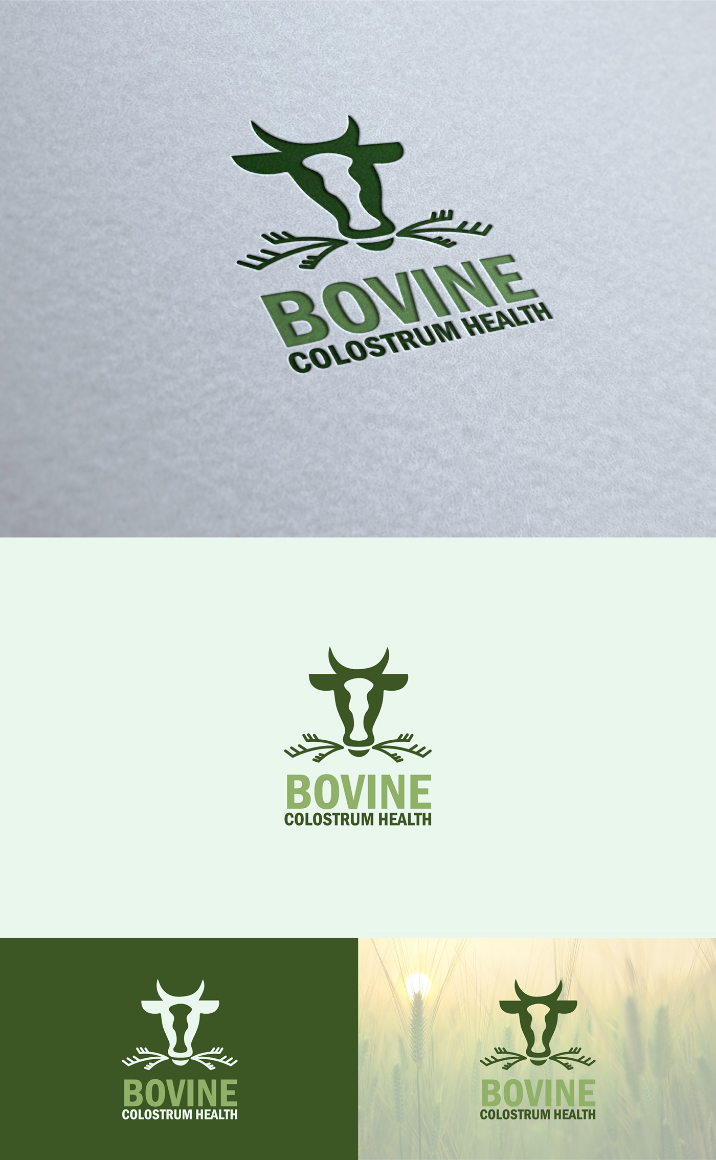 logo Style design brand Health bovine company bull cow