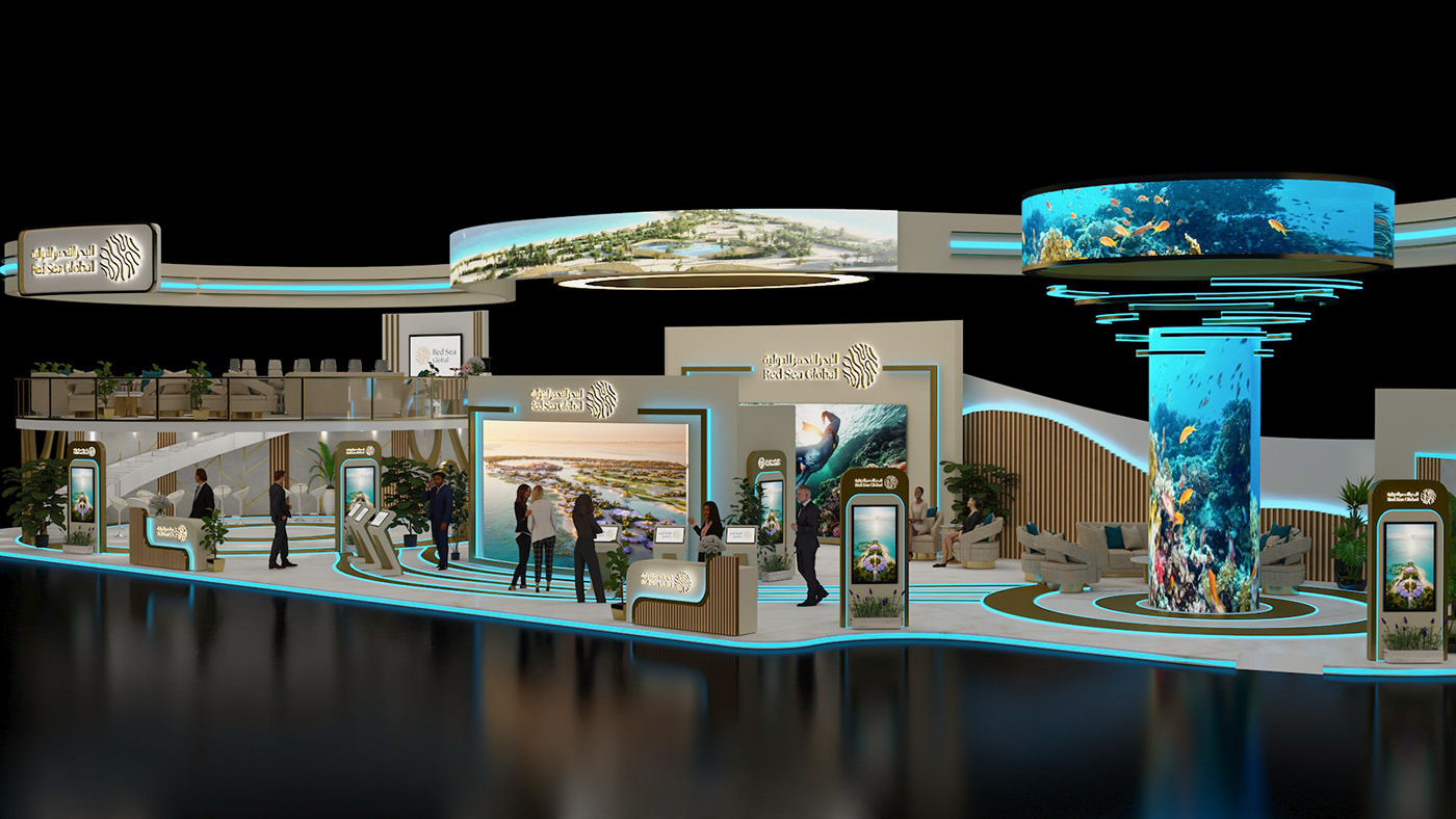 booth Exhibition  Stand Exhibition Design  3ds max visualization Render vray