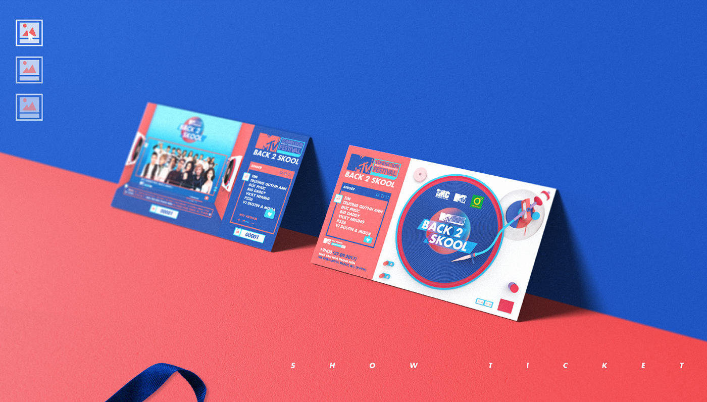 Mtv MTV Vietnam OBB music show broadcast packaging c4d Event music back to school motion