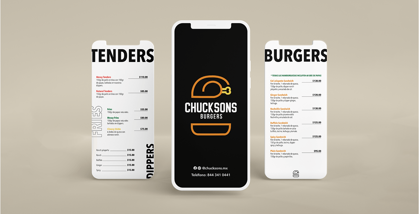 branding  burger chicken chickenburger Food  foodtruck restaurant brand identity Fries