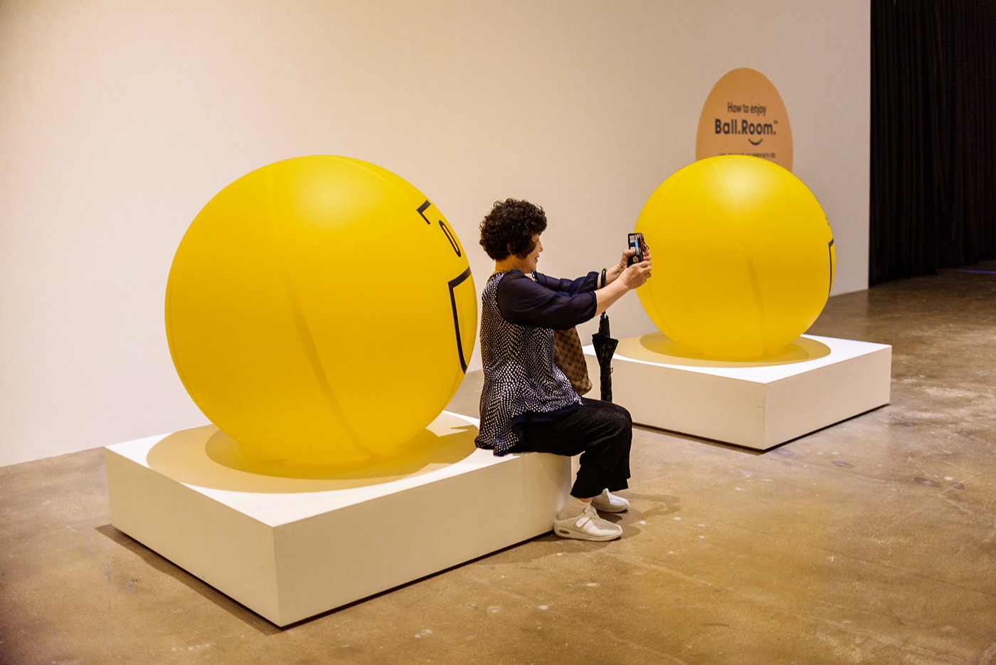 Emoji Emoticon smiley installation yellow emoji art Smiley Art contemporary art asian art design festival