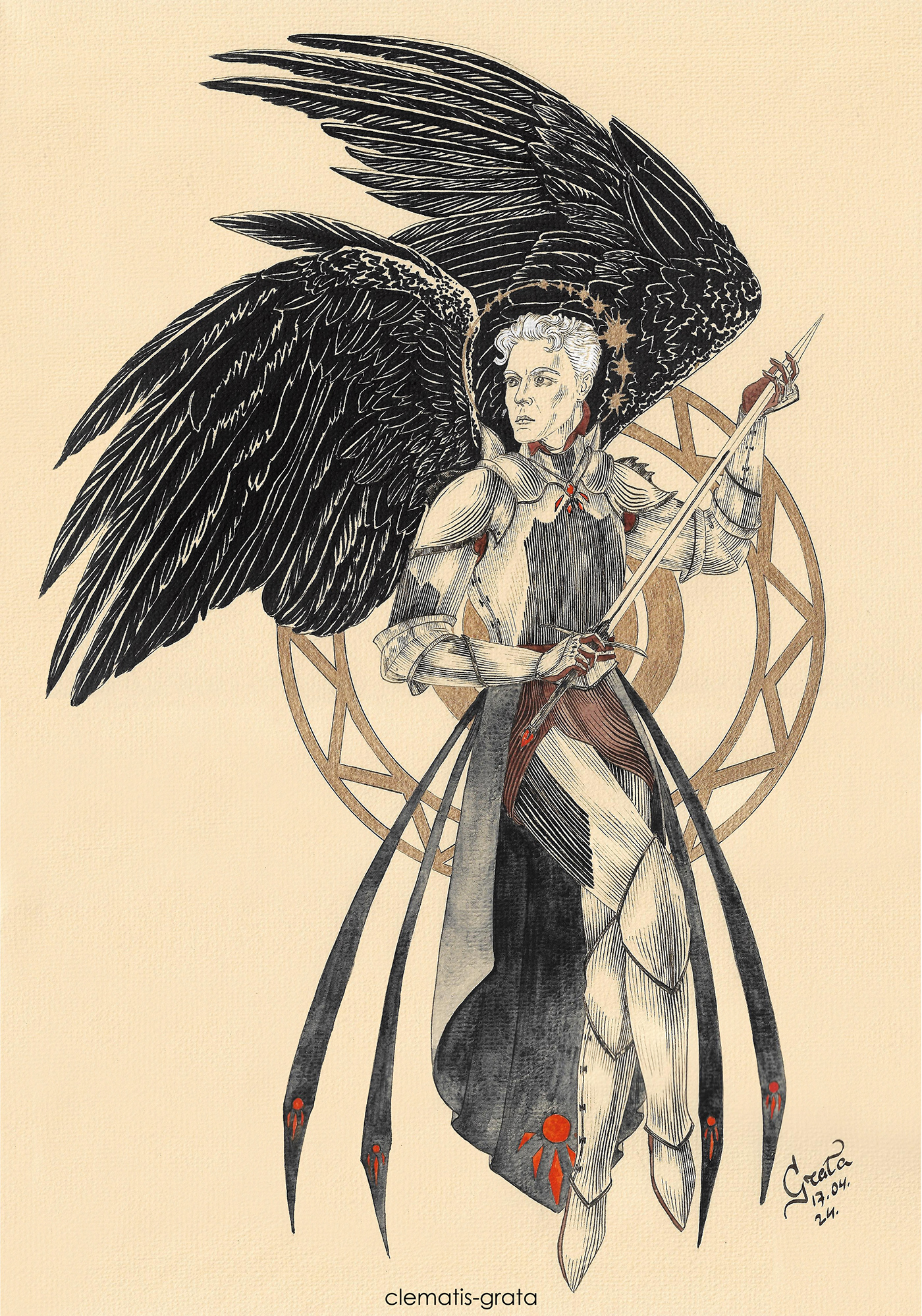 concept art character concept art angel fantasy syfy dominion