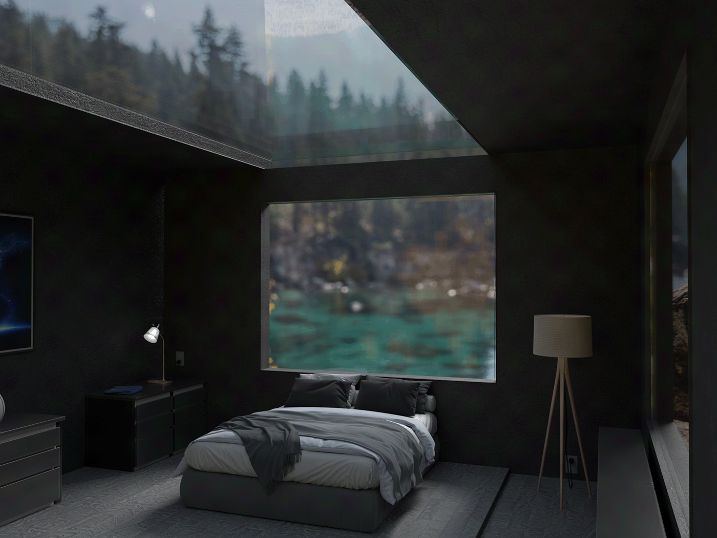 3D architecture bedroom bedroom design CGI interiordesign Render
