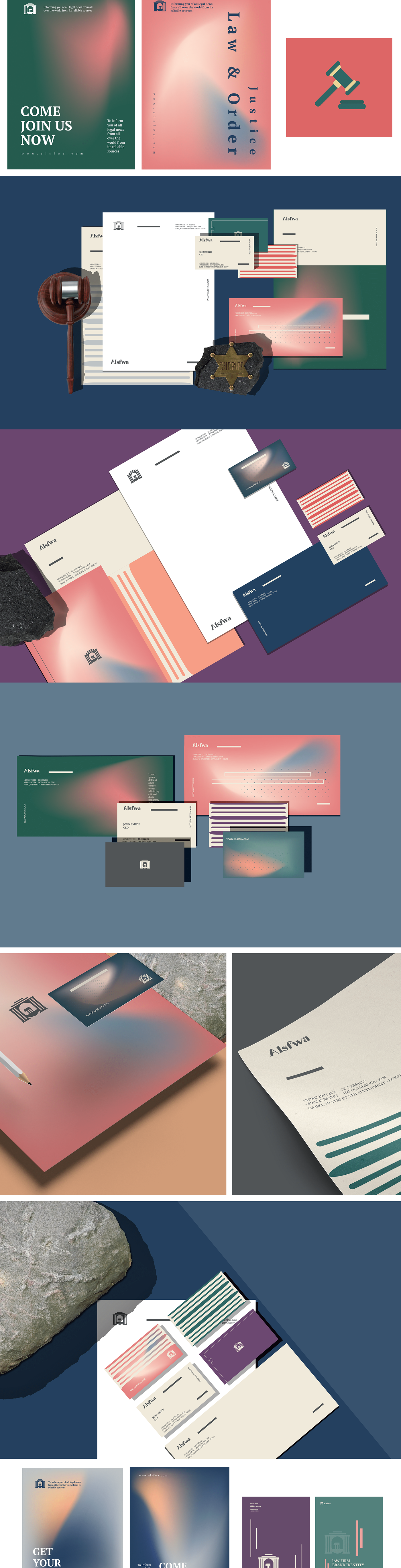 Consulting platform legal services visual identity branding  law