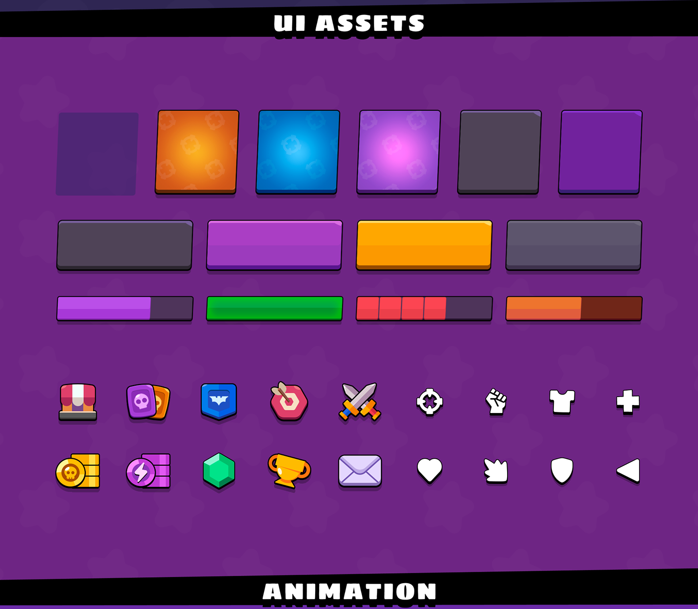 game game ui Game Art casual icons 2D art character animation mobile game ILLUSTRATION  UI/UX