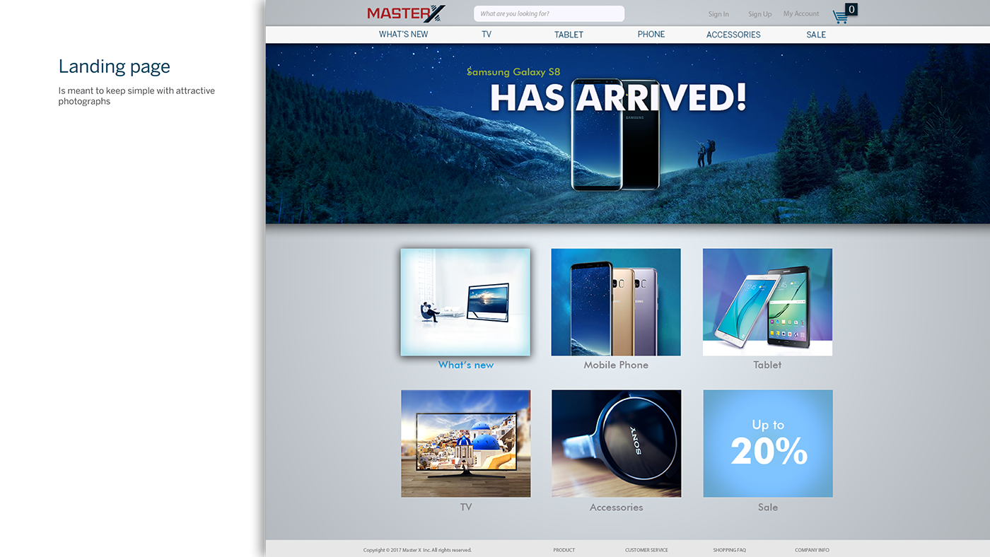 elegant modern amazing Responsive navy blue electronic online store