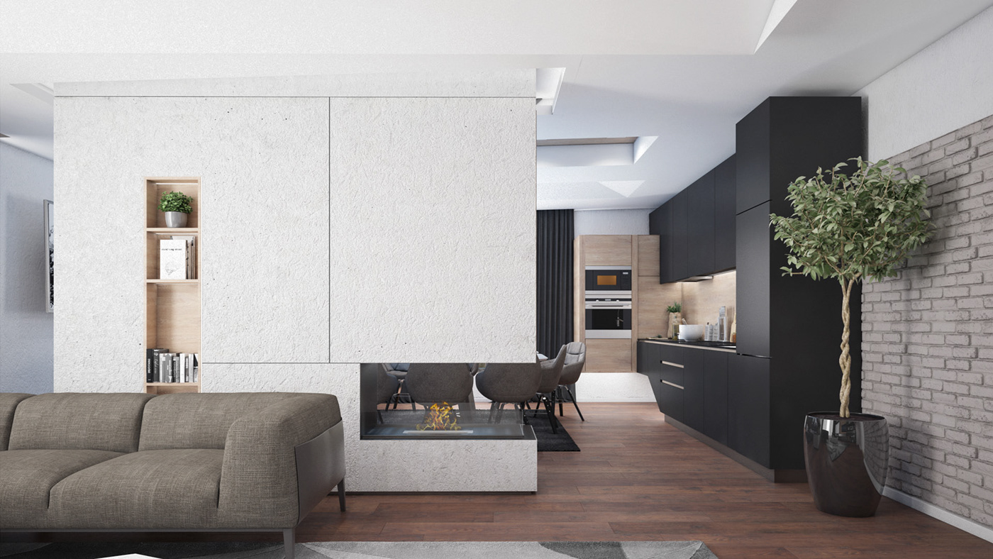 luxury Interior design architecture V-ray Render Project