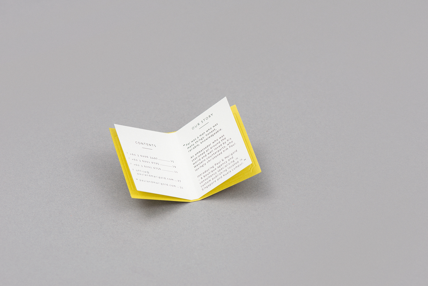 business card book foreign policy design singapore Identity Design
