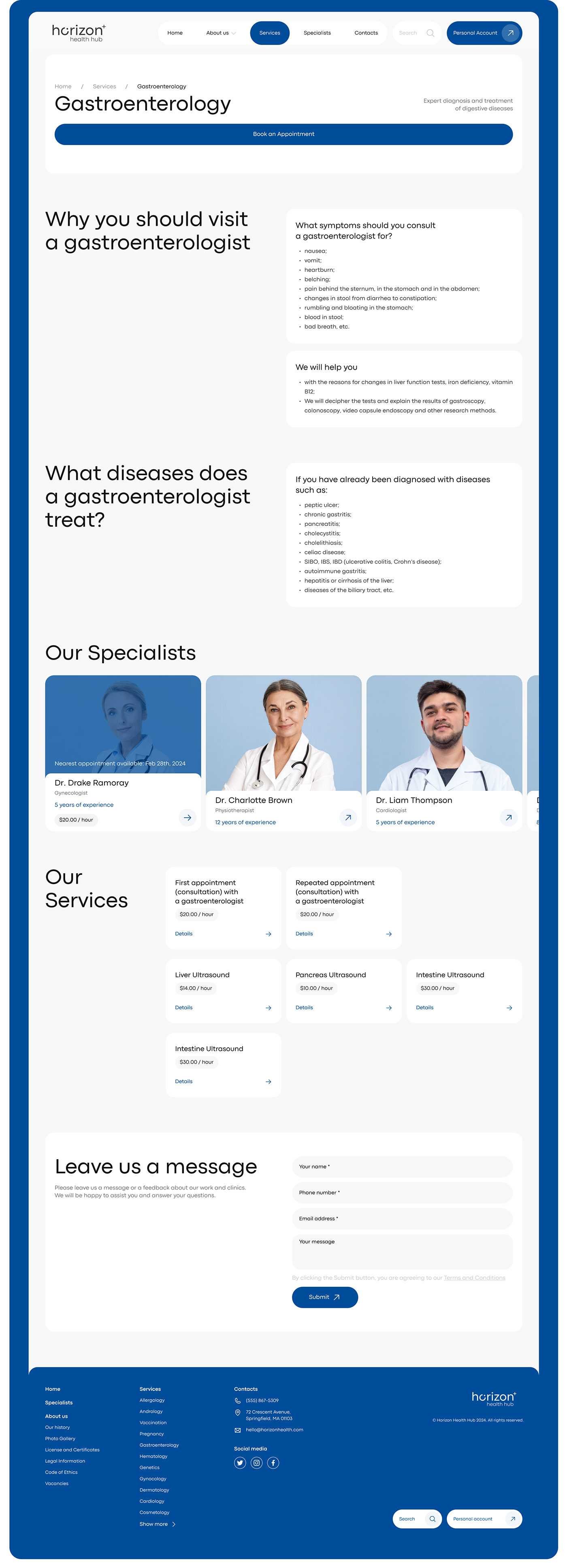 Web Design  Website ux/ui user interface medical clinic Health logo brand identity