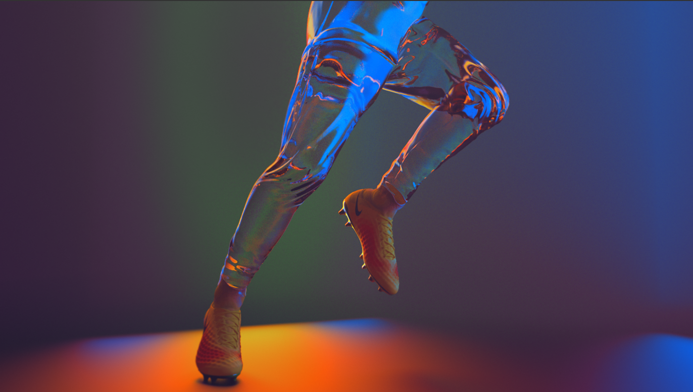 cinema 4d arnold Nike art direction  styleframes 3D animation 