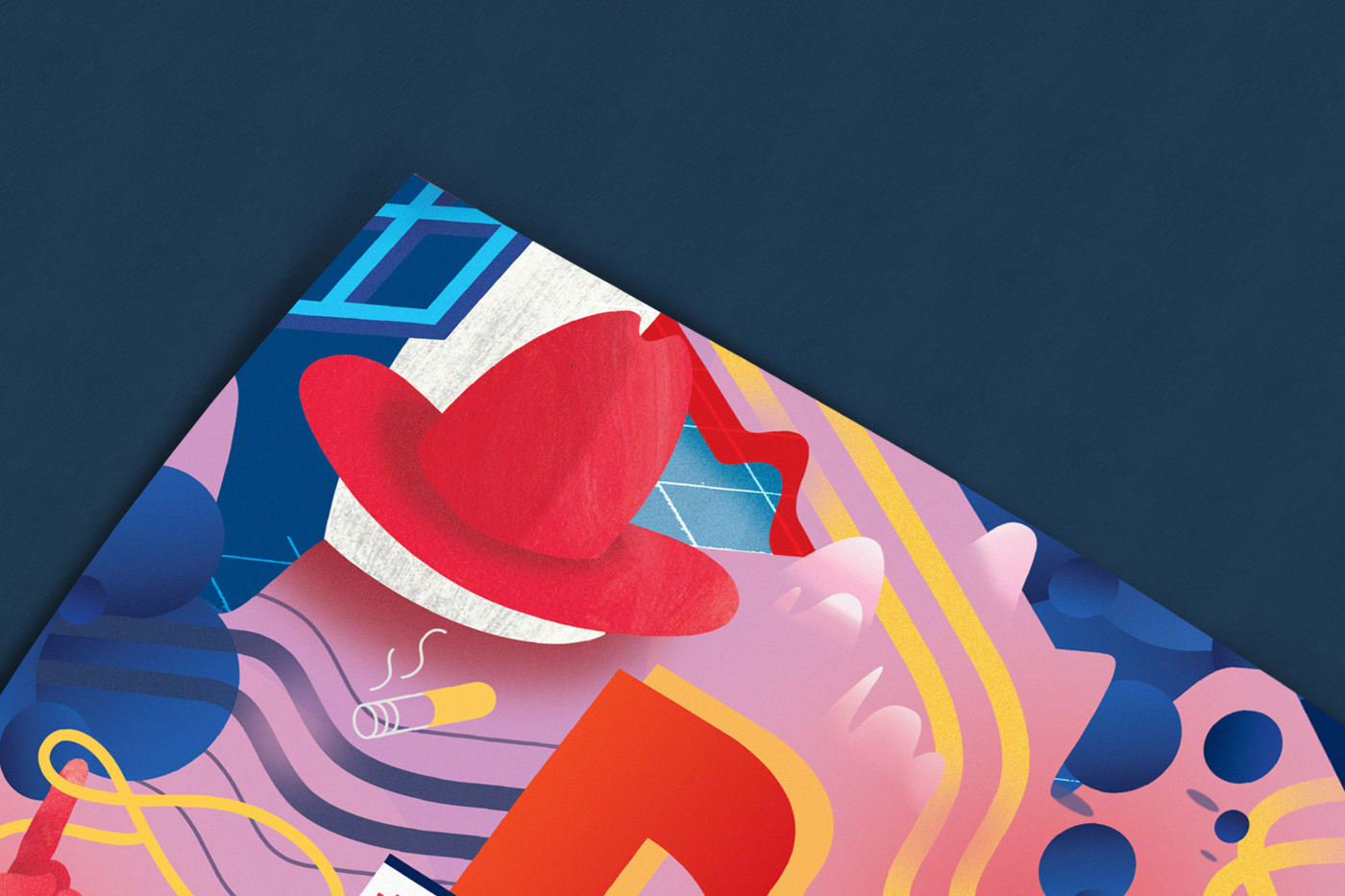 creative print graphic western designer neon colorful gosiastolinska higoszi Illustrator