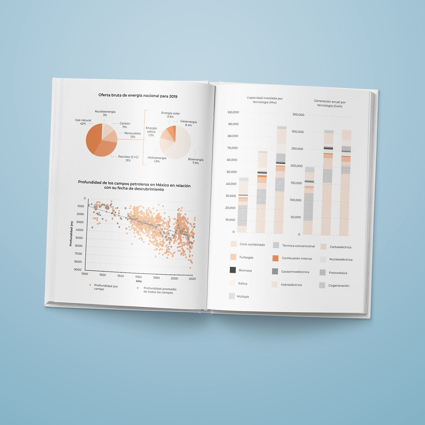 data visualization information design editorial Vector Illustration