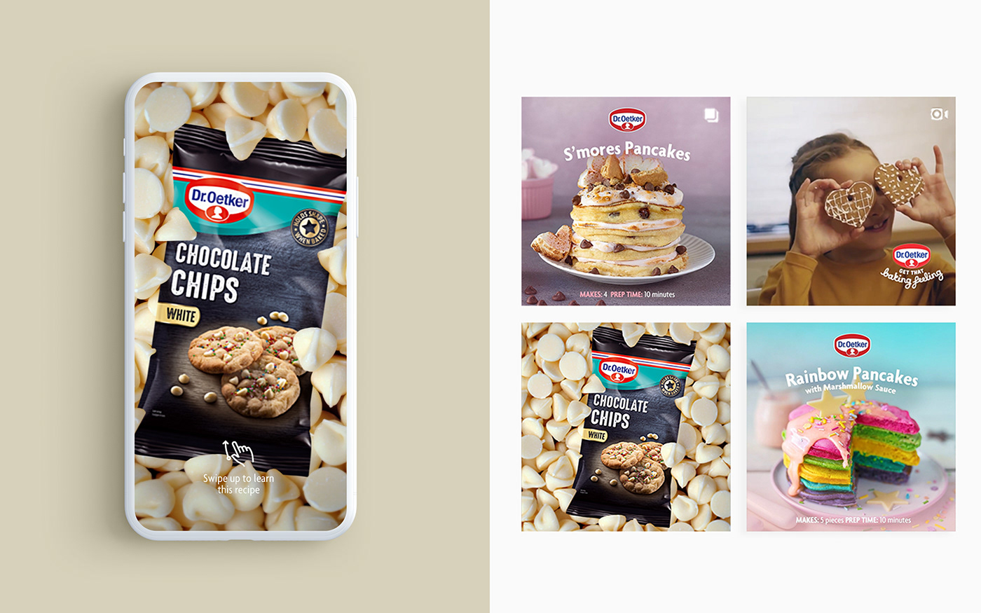 baking Europe Food  Instagram Post Ireland kids oetker pastry social media Social Media Design