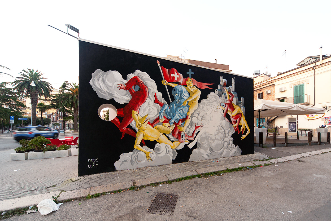 art Character design  contemporary handmade illustrations Mural MURALISMO painting   streetart wall