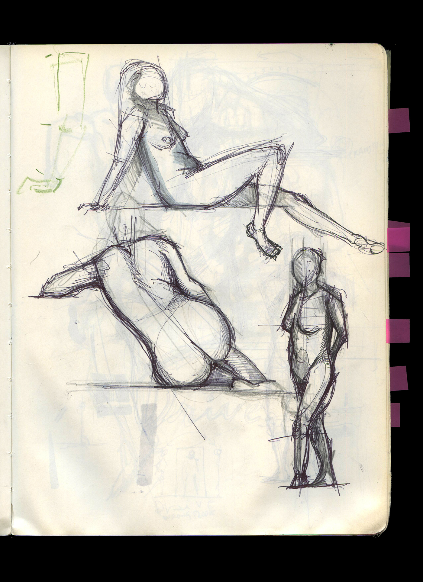 sketchbook moleskine paper pencil