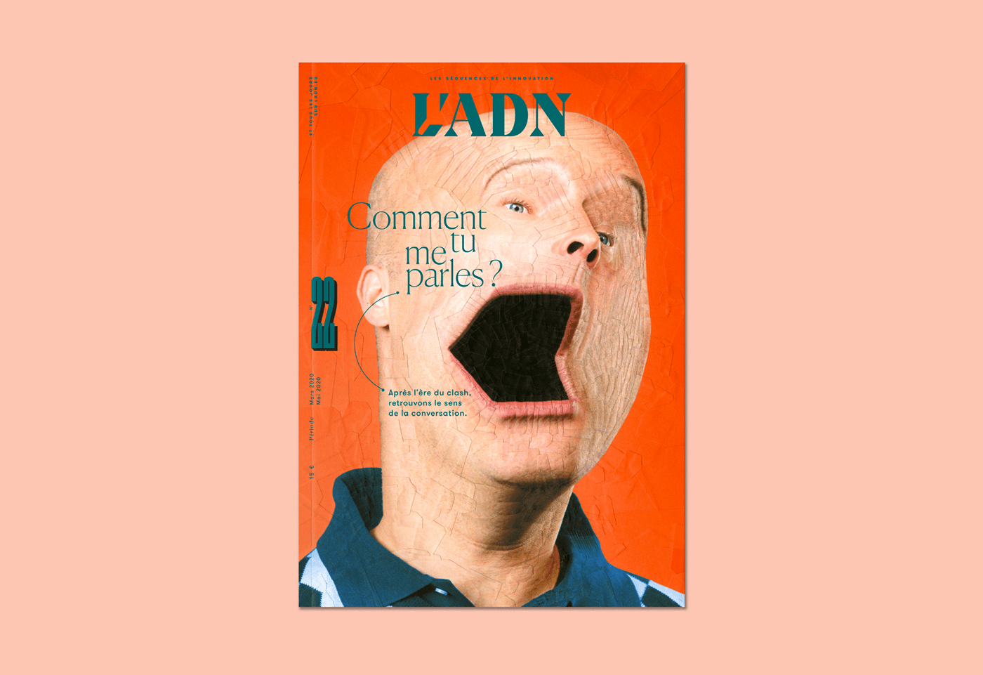 book design cover editorial L'adn lola dupre magazine type typography   dialogue vj-type