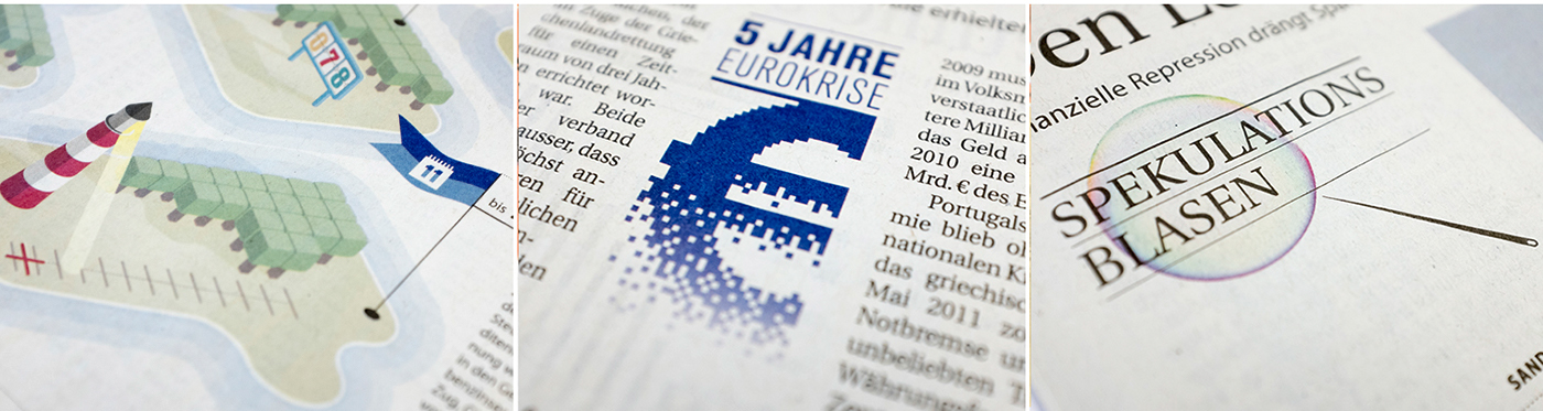 finance business newspaper information design Switzerland Finanz und Wirtschaft