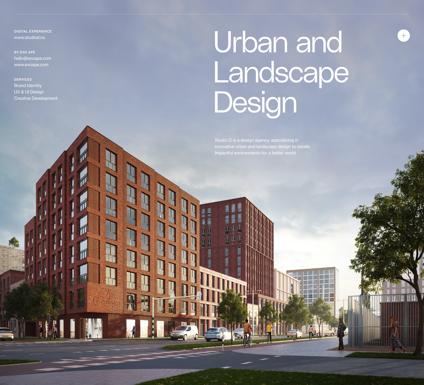 architecture urban planning Spatial Design 3D Visualization real estate Website agency portfolio Web Design  architect